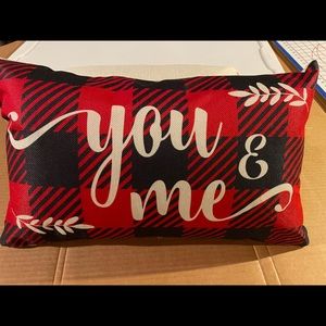 Buffalo check throw pillow